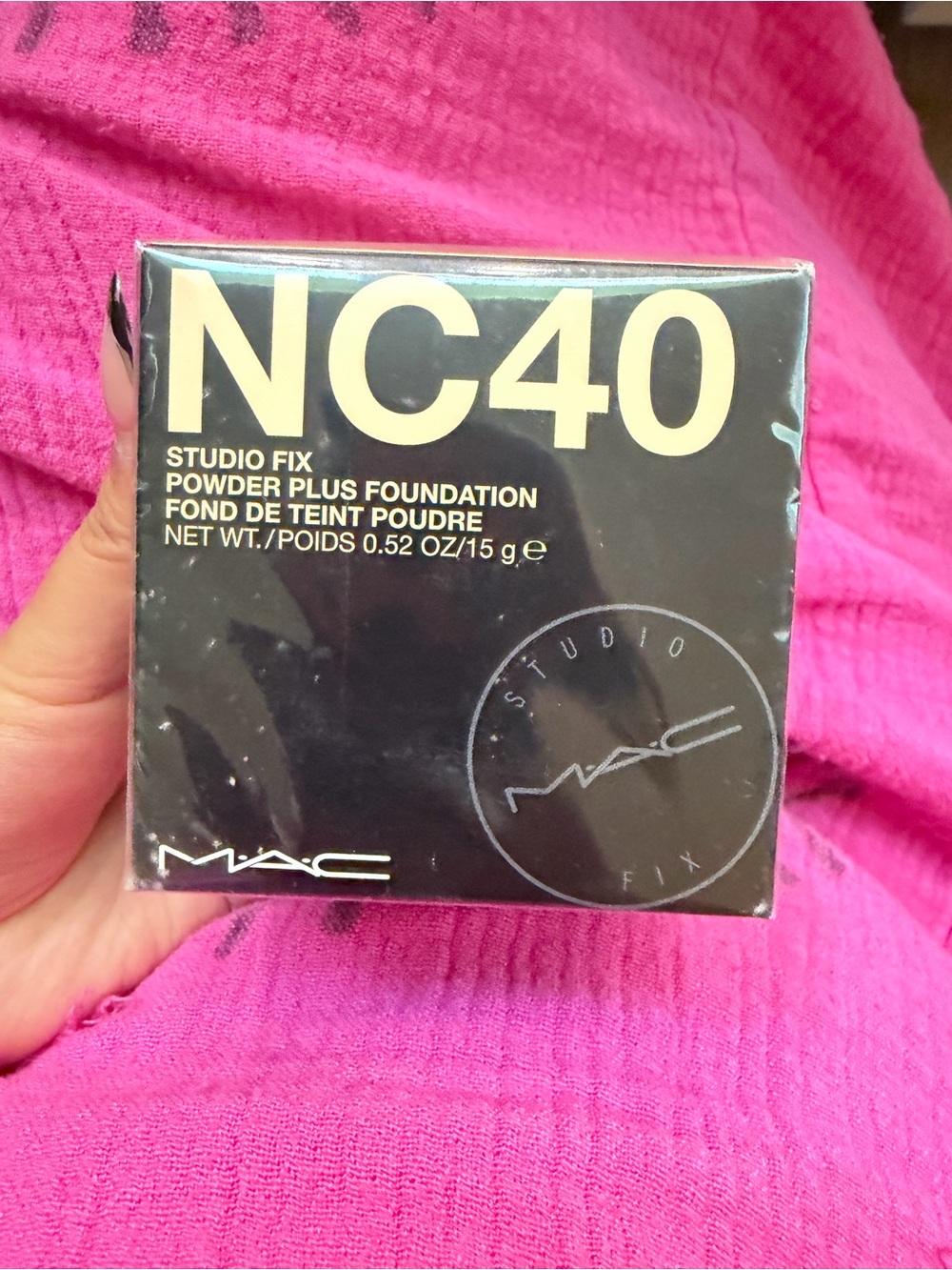 MAC Cosmetics Studio Fix Powder Foundation NC40 OLD FORMULA! DISCONTINUED!